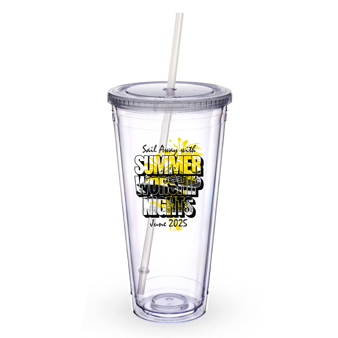 SWN Clear Tumbler Cup