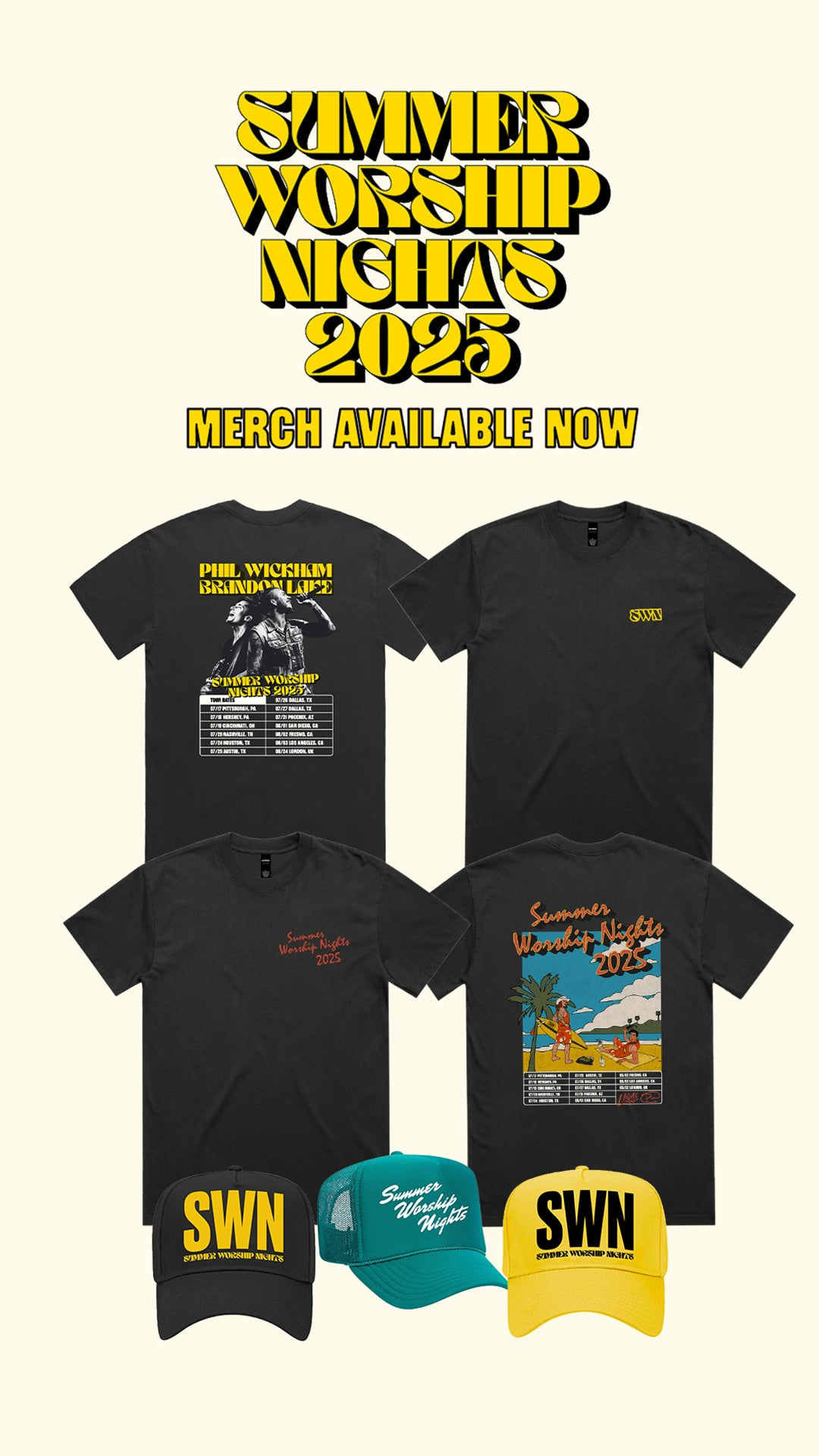 SWN Tour 2025 – Summer Worship Nights